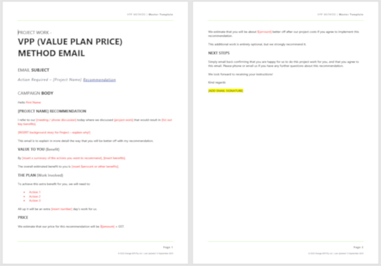 Accounting Better Billing - VPP email